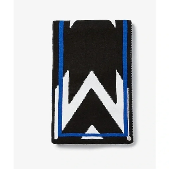 Express Chevron Knitted Oblong Scarf - Picture 1 of 5